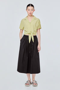 Notched Lapel Magyar Blouse