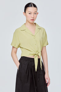 Notched Lapel Magyar Blouse