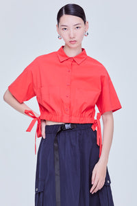 Side Tie-Up Shirt