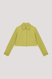 Panelled Tailor Crop Shirt