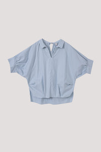 Collared V-Neck Top