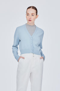 Knitted Cropped Cardigan