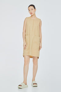 A-Line Pockets Shift Dress