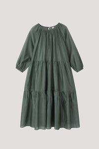 Raglan A-Line Tiered Dress
