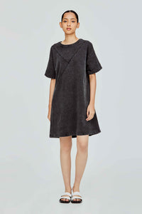 Denim Panelled Dress