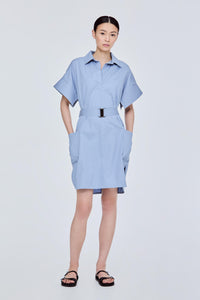 Belted Shirt Dress