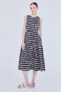 Printed Tiered Maxi Dress