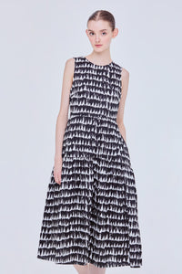 Printed Tiered Maxi Dress