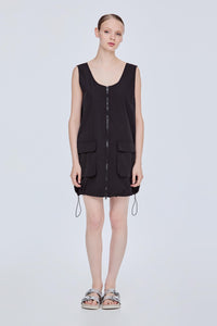 Mini Drawstring Dress