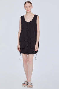 Mini Drawstring Dress