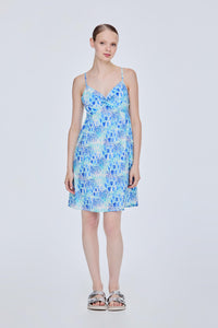 Printed Peplum Dress