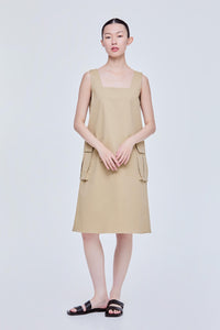Pinafore Midi Dress