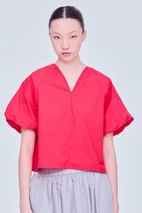 Bubble Sleeves Top