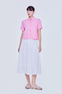 Asymmetrical Pleat Top