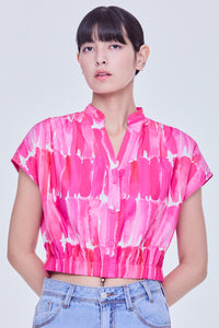 Printed Magyar Blouse