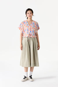 Relaxed Floral Print Top