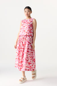 Printed Boxy Top