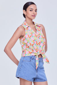 Printed Summer Top