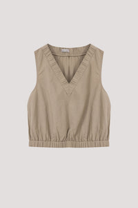 Elasticated Ruched Tank Top