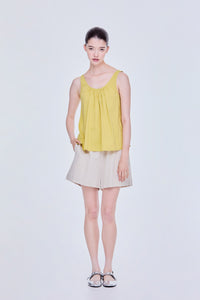 A-Line Flare Gather Tank Top