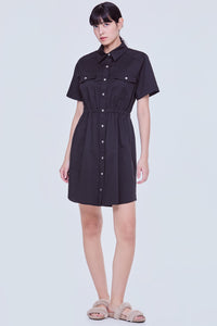 Raglan Cinched Dress