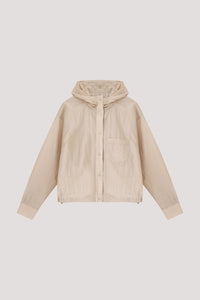 Lightweight Drawstring Hooded Top