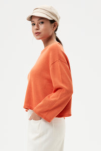 Oversized Flare Knit Top