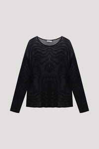 Fishnet Knit Pullover