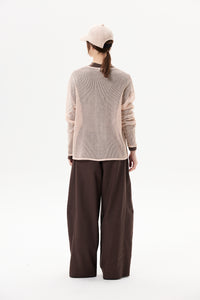 Fishnet Knit Pullover