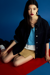 Contrast Magyar Vest Knit Top