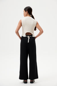 Cut-Out Knit Top