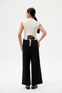 Drawstring Straight Pants