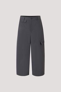 Wide-Leg Cargo Trousers