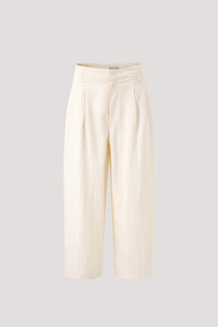 Relaxed Pleated Wide-Leg Pants