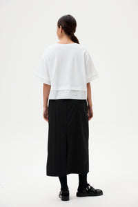 Elasticated Straight Cut Skirt