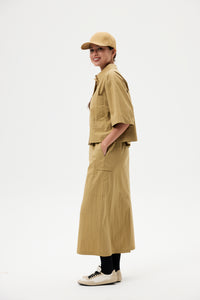 Elasticated Straight Cut Skirt