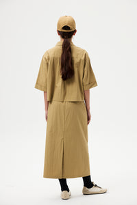 Elasticated Straight Cut Skirt