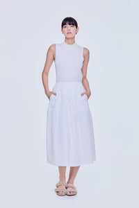 Elasticated Panel Skirt