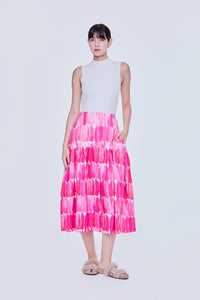 Printed Arc Skirt