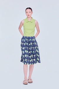 Sleeveless Polo Tank Top