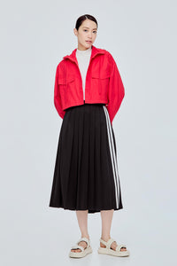 Hooded Drawstring Jacket