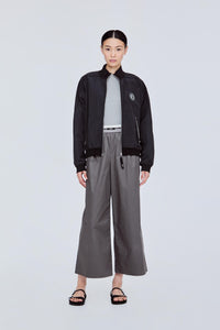 Holographic Logo Bomber Jacket