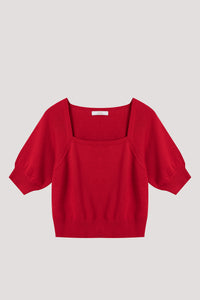 Knitted Raglan Blouse