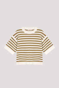Relaxed Stripes Knit Top