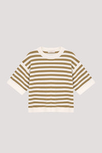 Relaxed Stripes Knit Top