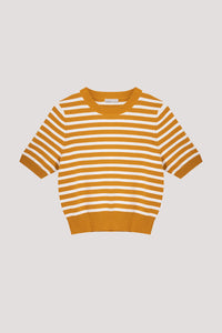 Classic Crew Neck Knit Top