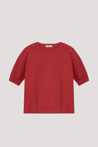 Folded Cuff Knit Top