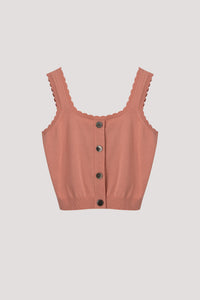 Scallop Knit Top