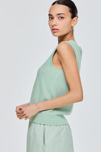 Crewneck Knit Top