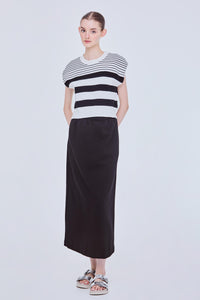 Knitted Stripes Vest